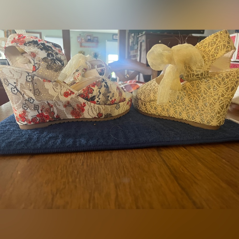 Party? Three Pair of Women’s high heels. Size 9